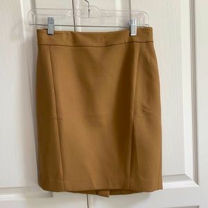 Loft Tan Pencil Skirt | Size 4P